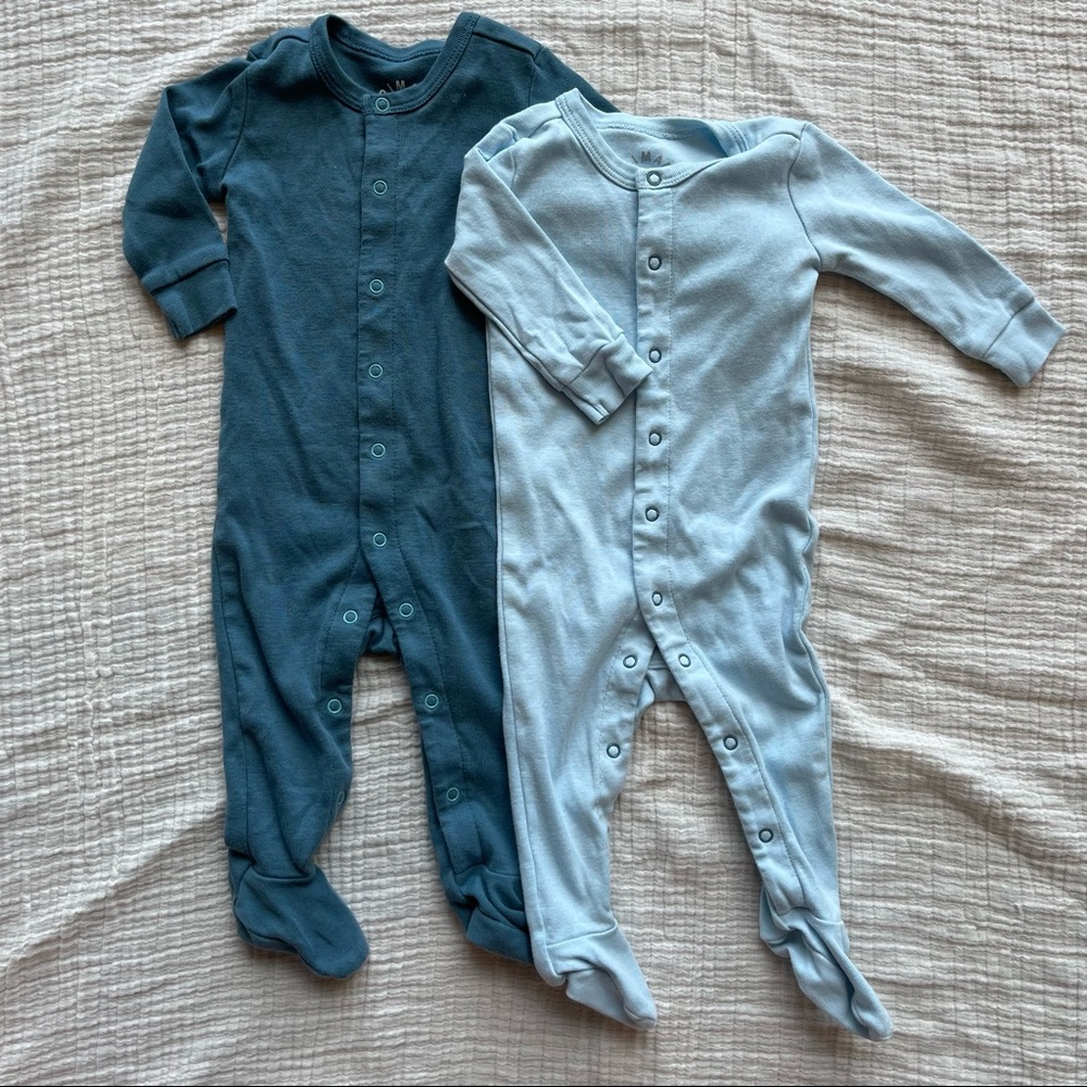 Primary organic cotton footed pajamas (3-6 months)